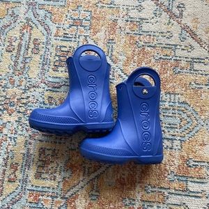 Toddler Crocs Rainboots Size 8